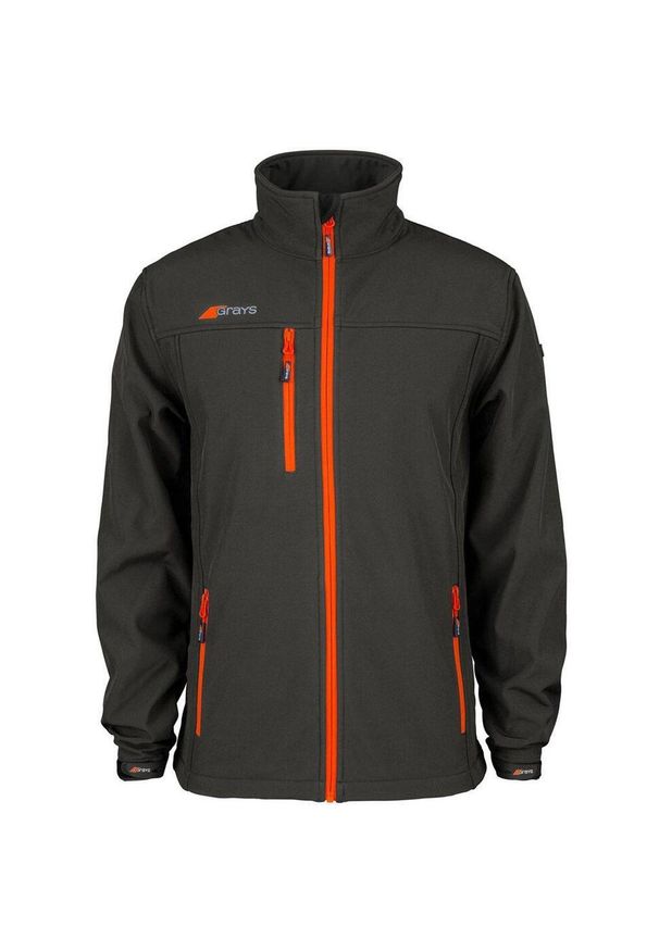 GRAYS - Kurtka softshellowa Grays Hockey Radius. Kolor: czarny. Materiał: softshell