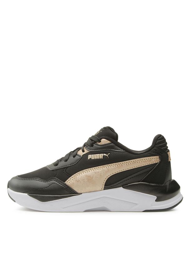 Sneakersy Puma X-Ray Speed Lite Metallics 389286 01 Puma Black/Puma Gold. Kolor: czarny. Materiał: materiał