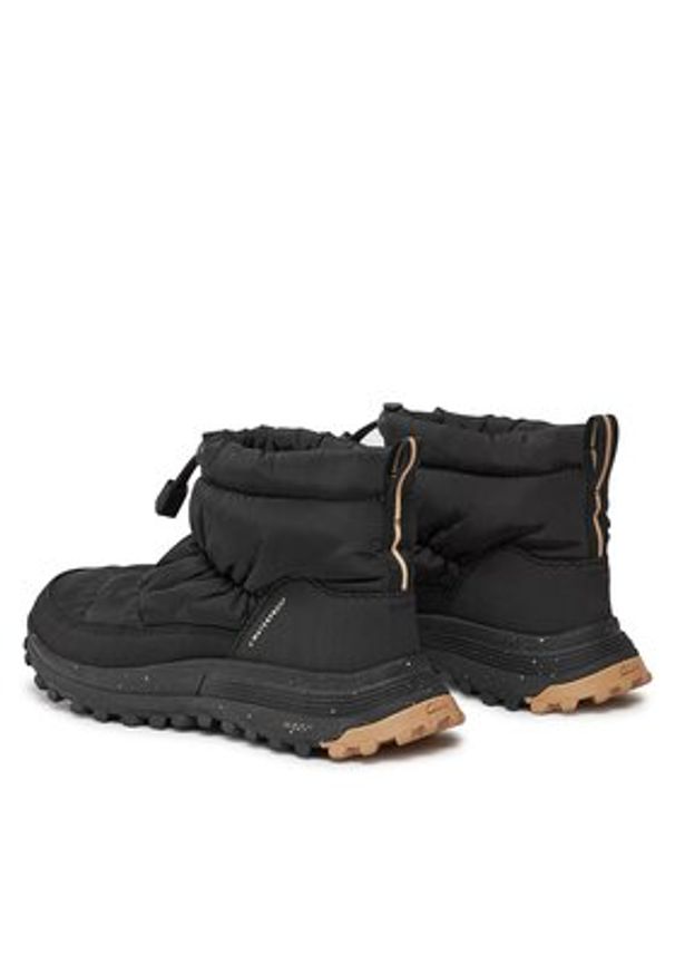 Clarks Śniegowce Atl Trek Ice Wp 261738254 Czarny. Kolor: czarny. Materiał: materiał