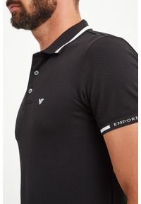 Emporio Armani - POLO EMPORIO ARMANI. Typ kołnierza: polo. Wzór: jednolity, nadruk. Styl: sportowy #5