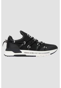Versace Jeans Couture - VERSACE JEANS COUTURE Czarne męskie sneakersy Fondo Dynamic Dis. Sa6. Kolor: czarny