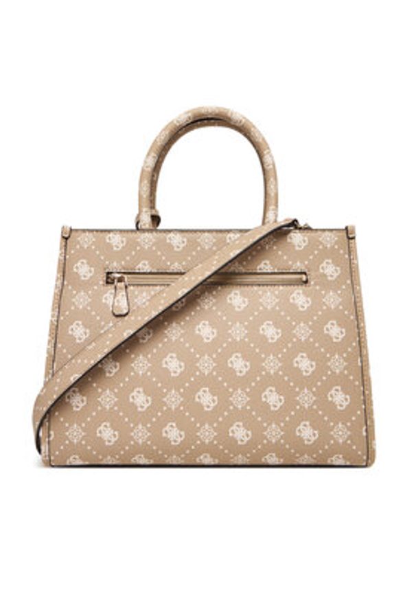 Guess Torebka Silia HWGP98 90220 Beżowy. Kolor: beżowy. Materiał: skórzane