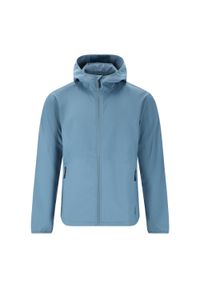Windbreaker Whistler Luango. Kolor: niebieski. Materiał: softshell. Sport: turystyka piesza #1