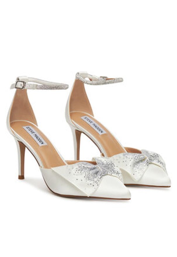 Steve Madden Szpilki Lilyann-E Heeled s SM19000126 Biały. Kolor: biały. Materiał: materiał. Obcas: na szpilce