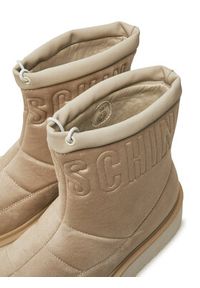 Love Moschino - LOVE MOSCHINO Botki JA24266I0LJAW026 Beżowy. Kolor: beżowy. Materiał: materiał #7