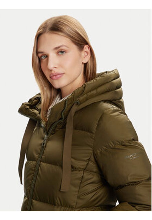 Marc O'Polo Kurtka puchowa 509 0329 71095 Zielony Regular Fit. Typ kołnierza: polo. Kolor: zielony. Materiał: syntetyk