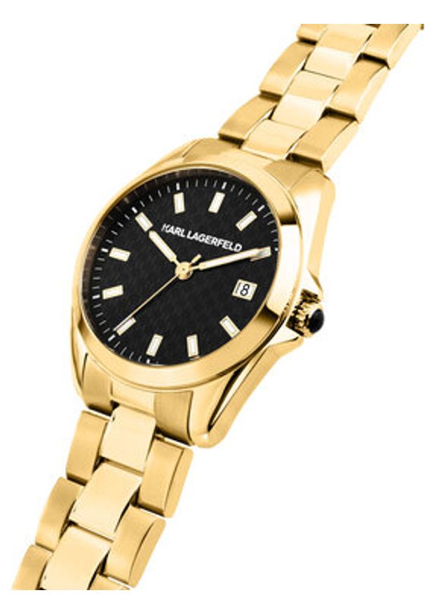 Karl Lagerfeld - KARL LAGERFELD Zegarek R0553101506 Złoty. Kolor: złoty