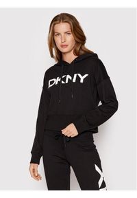 DKNY Sport Bluza DP1T8642 Czarny Regular Fit. Kolor: czarny. Materiał: bawełna. Styl: sportowy