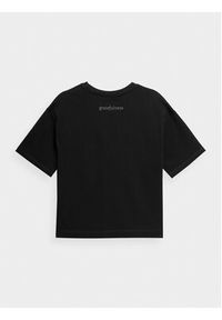 outhorn - Outhorn T-Shirt OTHSS23TTSHF421 Czarny Oversize. Kolor: czarny. Materiał: bawełna #5