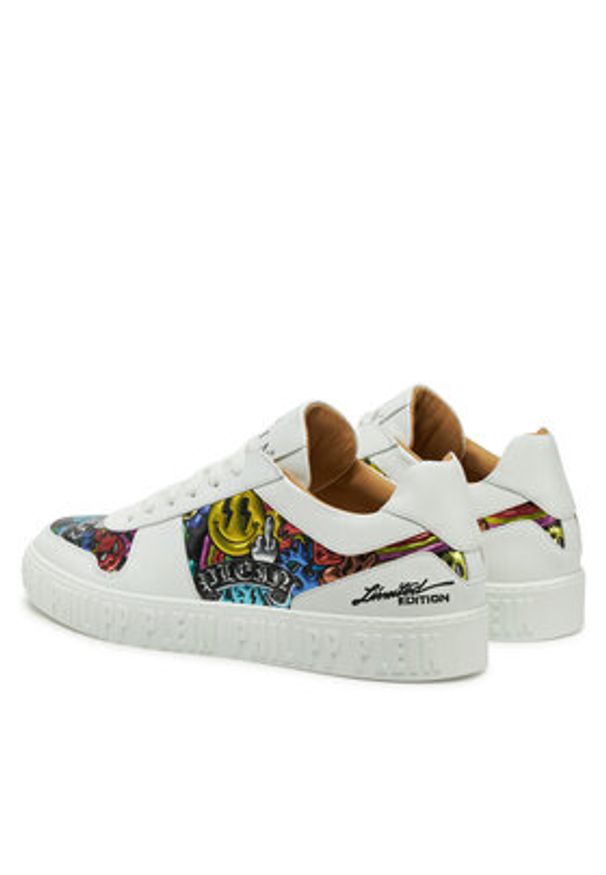 Philipp Plein - PHILIPP PLEIN Sneakersy SAES USC0663 PLE010 Kolorowy. Materiał: skóra. Wzór: kolorowy