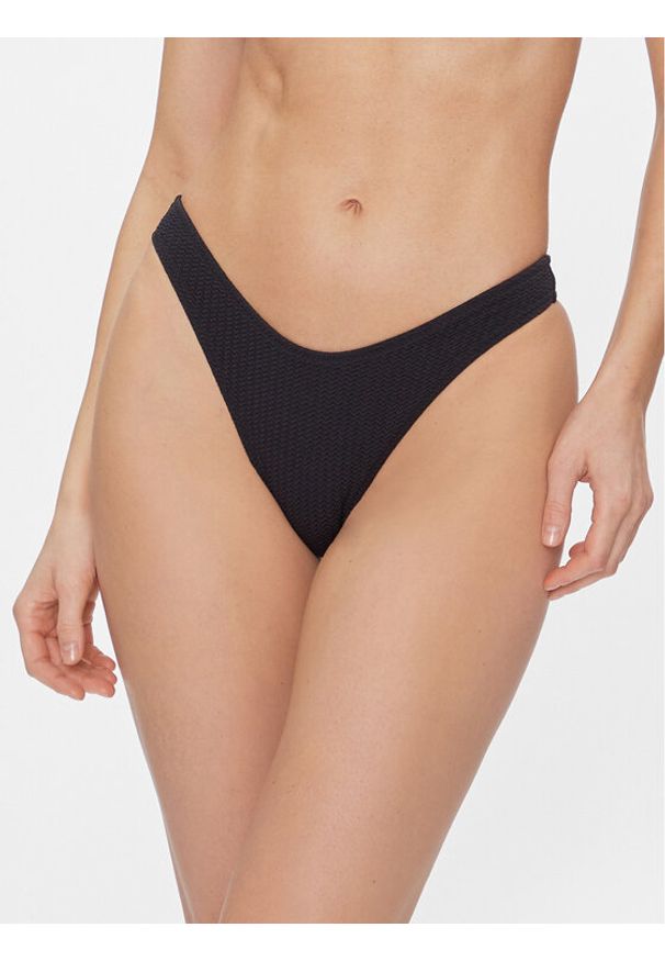 Seafolly Dół od bikini Sea Dive 40305-861 Czarny. Kolor: czarny. Materiał: syntetyk