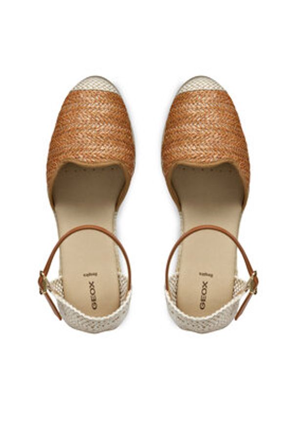 Geox Espadryle D Gelsa Low D55NGE 02MLM C5006 Brązowy. Kolor: brązowy. Materiał: materiał