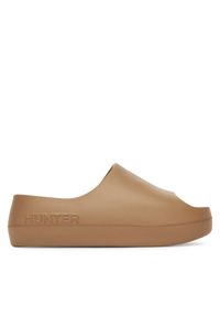 Hunter Klapki S55796-B Brązowy. Kolor: brązowy. Materiał: syntetyk