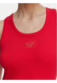 JOOP! Jeans Top Tana 30046103 Czerwony Slim Fit. Kolor: czerwony. Materiał: bawełna #4