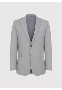Pako Lorente - PAKO LORENTE - Szara marynarka garniturowa. Kolor: szary. Materiał: poliester, elastan, wiskoza. Styl: młodzieżowy #4