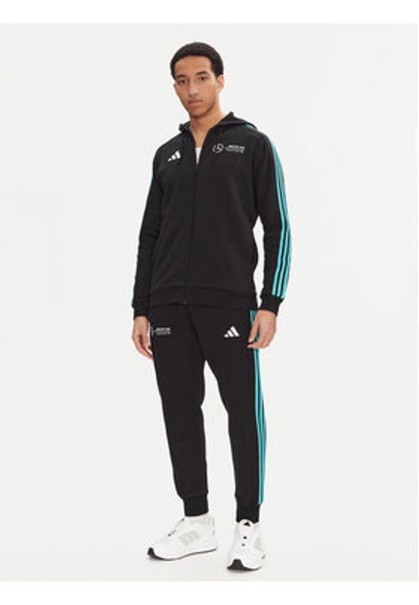 Adidas - adidas Bluza Mercedes - AMG Petronas Formula One Team DNA JV5437 Czarny Regular Fit. Kolor: czarny. Materiał: bawełna