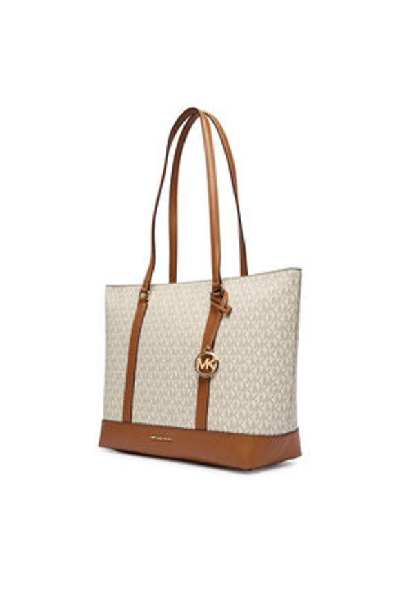 MICHAEL Michael Kors Torebka Andie 30S6G3PT3B Kremowy. Kolor: kremowy. Materiał: skórzane