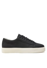 Calvin Klein Sneakersy Low Top Lace Up Lth HM0HM01516 Czarny. Kolor: czarny. Materiał: skóra #1