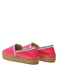 Love Moschino - LOVE MOSCHINO Espadryle JA10323G1GJH0604 Różowy. Kolor: różowy. Materiał: materiał #5