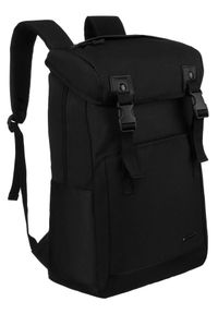 Plecak sportowy Peterson PTN 77713 czarny. Kolor: czarny. Materiał: materiał. Styl: sportowy