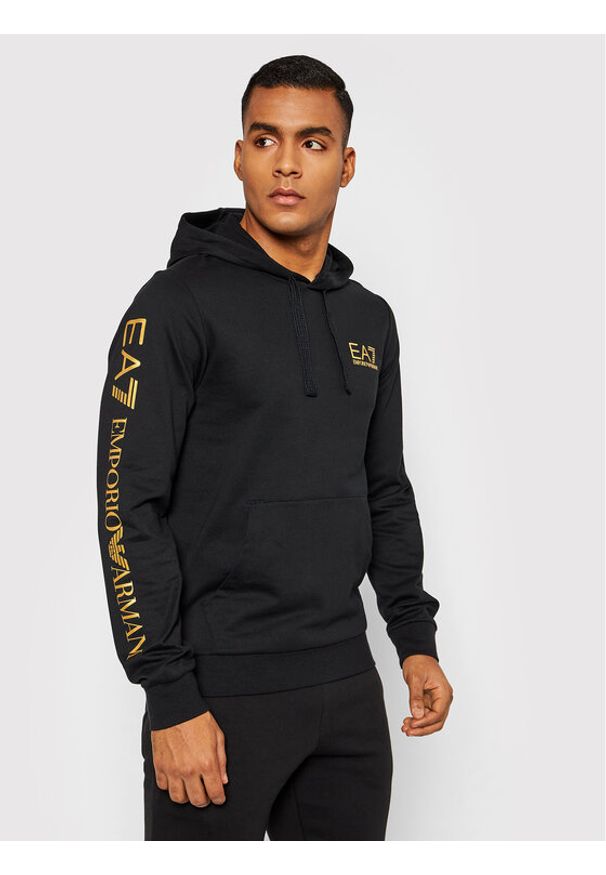 EA7 Emporio Armani Bluza 7M000569 AF13512 MC004 Czarny Regular Fit. Kolor: czarny. Materiał: bawełna
