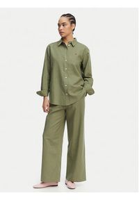 Tommy Jeans Koszula DW0DW22209 Zielony Relaxed Fit. Kolor: zielony. Materiał: len #2
