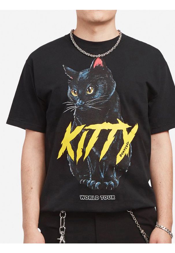Domrebel T-shirt "Meow Box T" | Meow Box T-Shirt | Mężczyzna | Czarny. Kolor: czarny. Materiał: bawełna