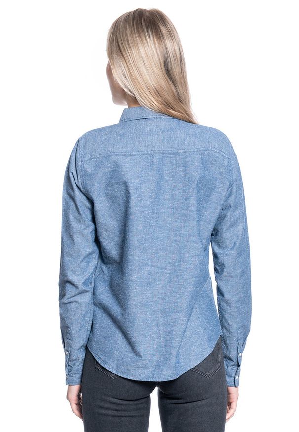 Lee - KOSZULA DAMSKA LEE REGURAL SHIRT WASHED BLUE L46AHWLR 112110735