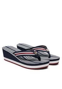 TOMMY HILFIGER - Tommy Hilfiger Japonki FW0FW08371 Granatowy. Kolor: niebieski. Materiał: materiał #2