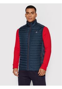 Jack & Jones - Jack&Jones Bezrękawnik Multi 12200684 Granatowy Slim Fit. Kolor: niebieski. Materiał: syntetyk. Długość rękawa: bez rękawów