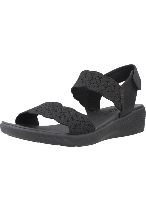 skechers - Sandały SKECHERS ARYA Czarny. Kolor: czarny. Materiał: tkanina. Sezon: lato
