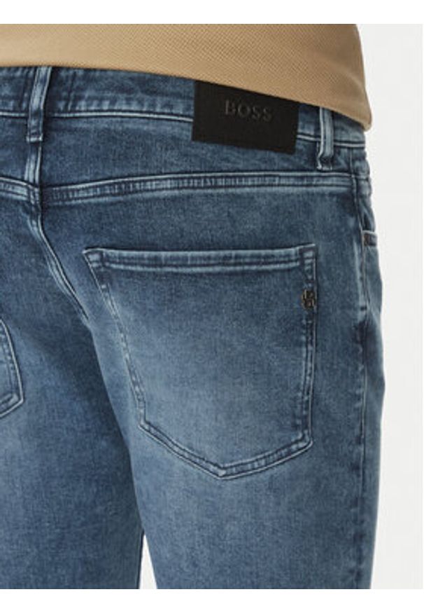 BOSS Jeansy H-Delaware 50538533 Niebieski Slim Fit. Kolor: niebieski