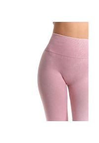 Różowy Damski Komplet Top+Legginsy Moraj. Okazja: na co dzień. Kolor: różowy. Materiał: materiał. Długość rękawa: krótki rękaw. Długość: krótkie. Styl: sportowy, elegancki, casual #7