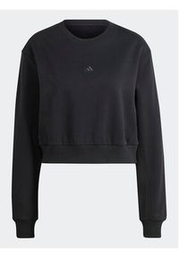 Adidas - adidas Bluza ALL SZN Fleece IW1225 Czarny Regular Fit. Kolor: czarny. Materiał: bawełna, syntetyk