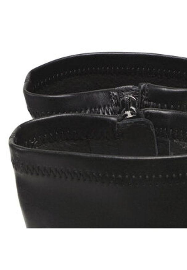 Badura Botki 3040 Czarny. Kolor: czarny. Materiał: skóra