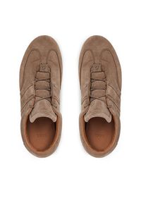BOSS Sneakersy Roxanne 50547962 Brązowy. Kolor: brązowy. Materiał: skóra #5
