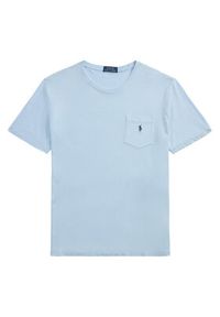 Polo Ralph Lauren T-Shirt 710964511004 Błękitny Regular Fit. Typ kołnierza: polo. Kolor: niebieski. Materiał: bawełna #2