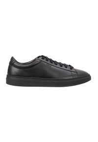 BOSS Sneakersy Kieran 50552853 Czarny. Kolor: czarny. Materiał: skóra