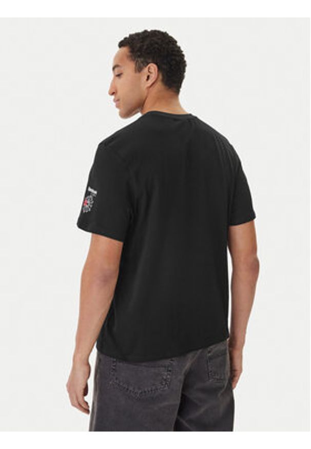 Reebok T-Shirt Harley RK25569CCM Czarny Regular Fit. Kolor: czarny. Materiał: bawełna
