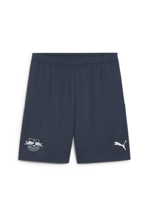 Puma - Męskie szorty RB Leipzig PUMA Dark Night Hero Blue. Kolor: niebieski