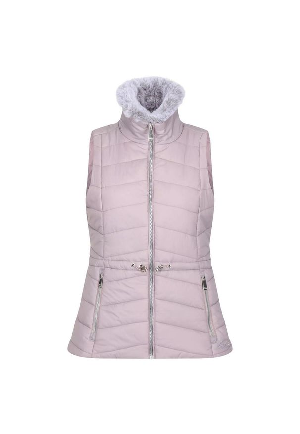 DARE 2B - Damska Ocieplana Kamizelka Walless. Kolor: fioletowy, wielokolorowy, różowy. Sport: turystyka piesza