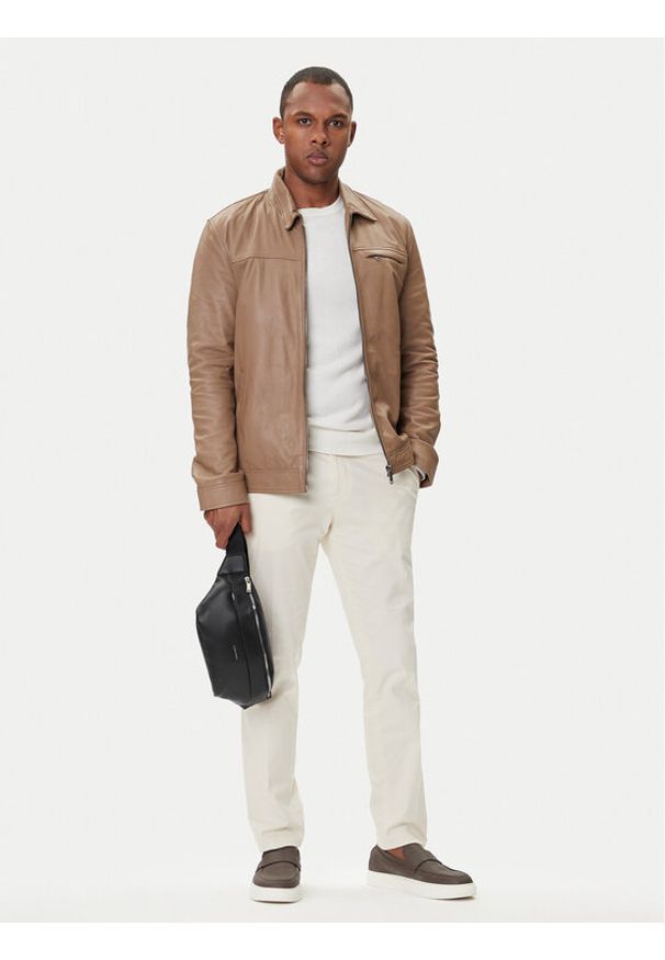 Calvin Klein Nerka Raised Waistbag LV04D3161G Czarny. Kolor: czarny. Materiał: skóra