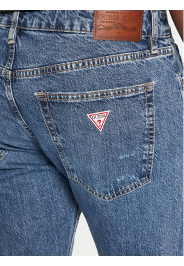 Guess Jeans Jeansy M5RA1B D5M52 Niebieski Straight Leg. Kolor: niebieski
