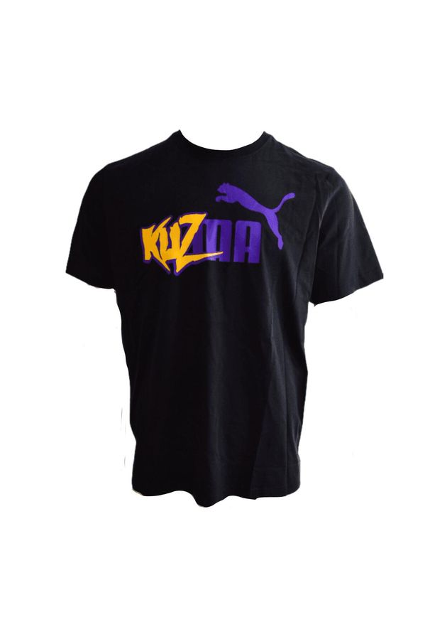 Puma - Koszulka PUMA x Kuzma T-shirt - 589312-03. Kolor: czarny. Sport: koszykówka