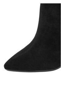 Eva Minge Botki EO-ELAINA-E123-02B Czarny. Kolor: czarny. Materiał: zamsz, skóra #4