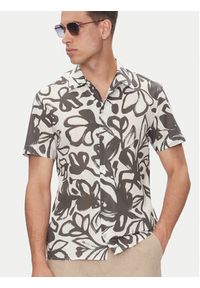 Baldessarini Koszula B3 76002.3702 Kremowy Regular Fit. Kolor: kremowy. Materiał: bawełna #4