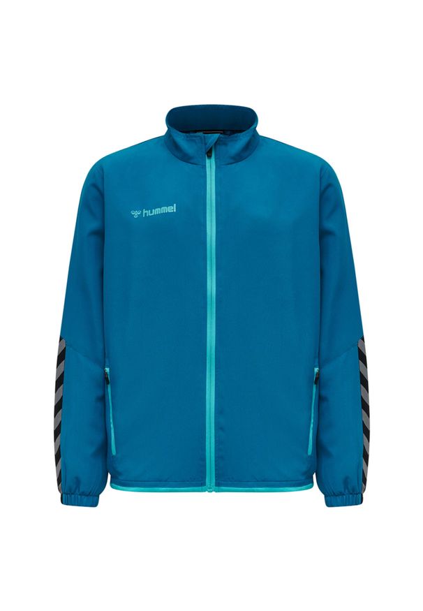 Kurtka do piłki nożnej dla dzieci Hummel hml AUTHENTIC Micro. Kolor: niebieski, turkusowy, wielokolorowy. Materiał: tkanina. Sport: piłka nożna