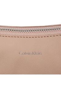 Calvin Klein Torebka Calvin Soft Shoulder Bag K60K612156 Beżowy. Kolor: beżowy #5