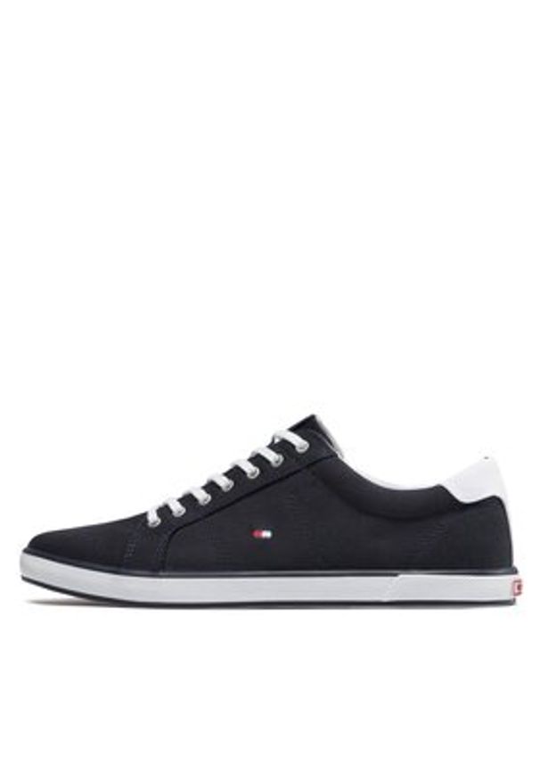 TOMMY HILFIGER - Tommy Hilfiger Tenisówki Harlow 1D FM0FM00596 Granatowy. Kolor: niebieski. Materiał: materiał