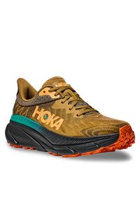 HOKA - Hoka Buty do biegania Challenger 7 1134497 Brązowy. Kolor: brązowy. Materiał: materiał